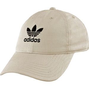ADIDAS Originals Women’s Relaxed Fit Strapback Hat (Khaki/Black)